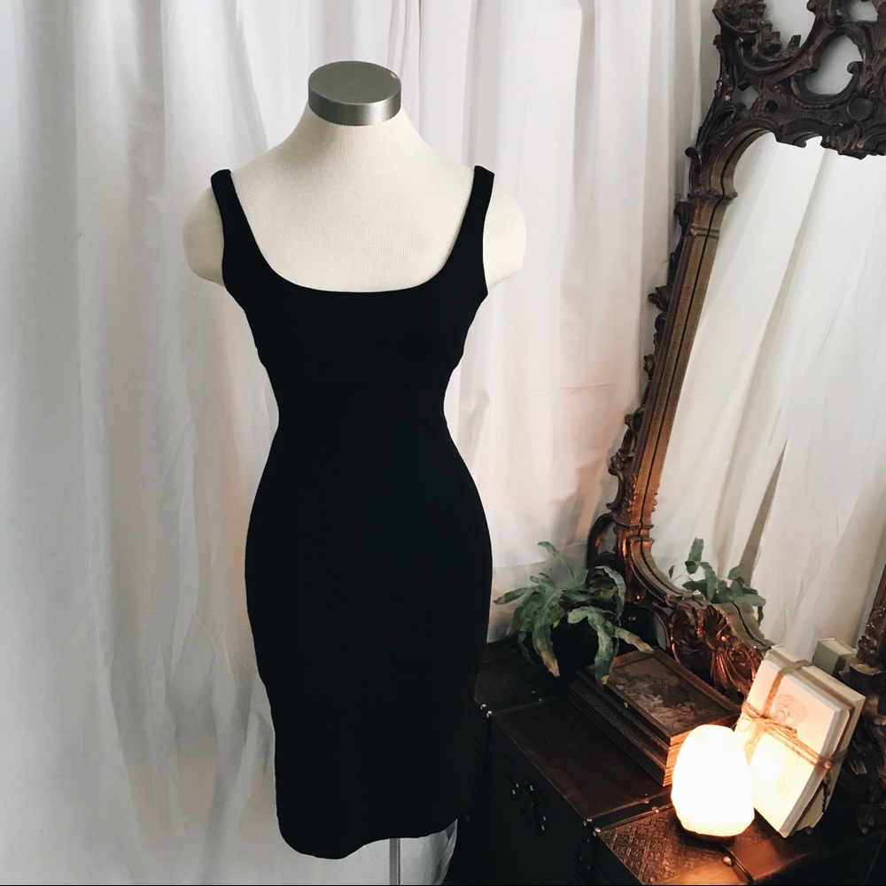 Diane Von Furstenberg little black bodycon dress